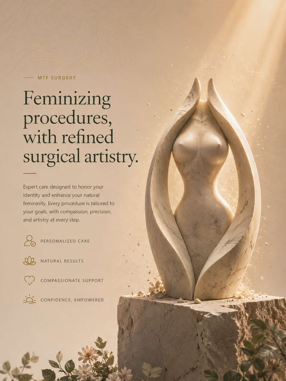 Feminizing procedures — refined surgical artistry